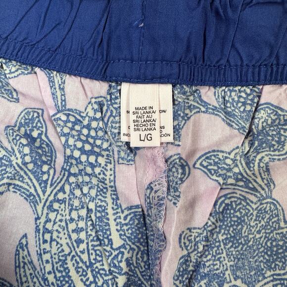 Victoria's Secret Mayfair COTTON MODAL Floral Pink Pajamas Matching Set Large - Picture 9 of 15
